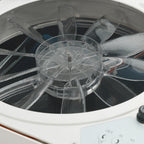 14 Inch Caravan RV Skylight Roof Fan Vent 12 Volt Remote Controlled 10 Speeds