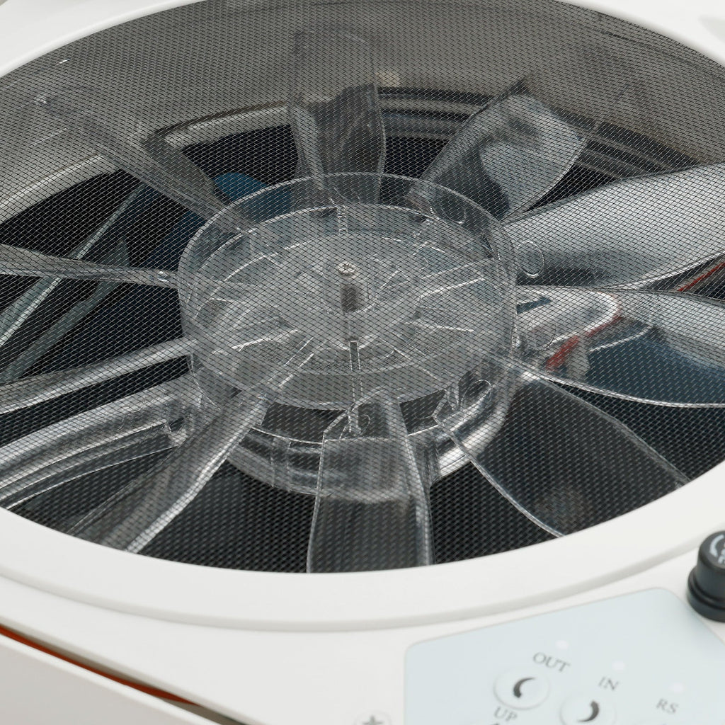 12V RV Caravan Roof Skylight Vent Fan 14" With Remote 10 Speed Levels