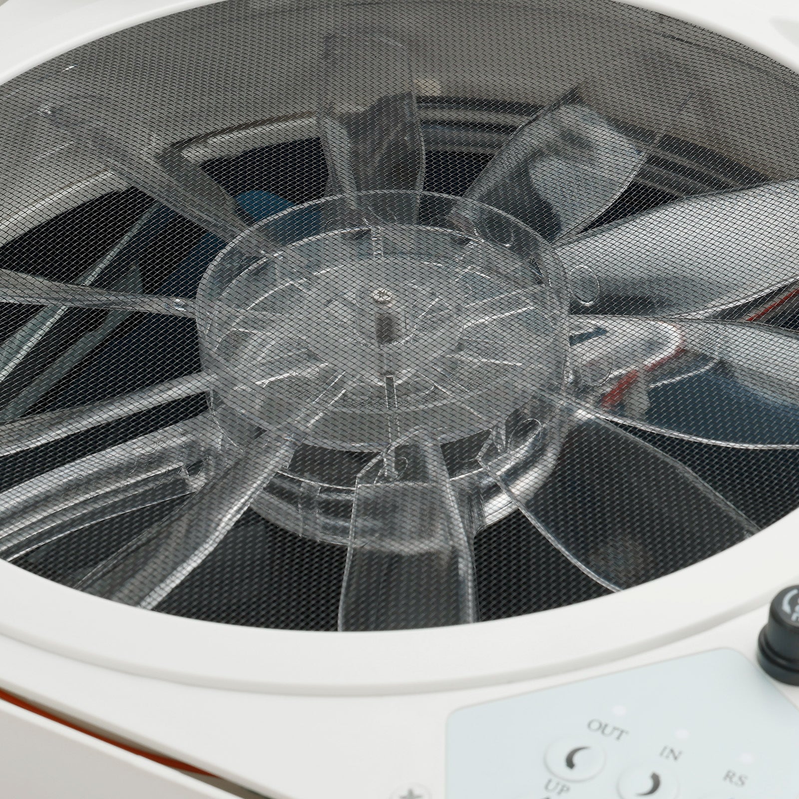 12V RV Caravan Roof Skylight Vent Fan 14" With Remote 10 Speed Levels