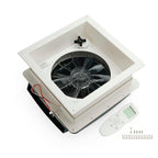 14 Inch Caravan RV Skylight Roof Fan Vent 12 Volt Remote Controlled 10 Speeds