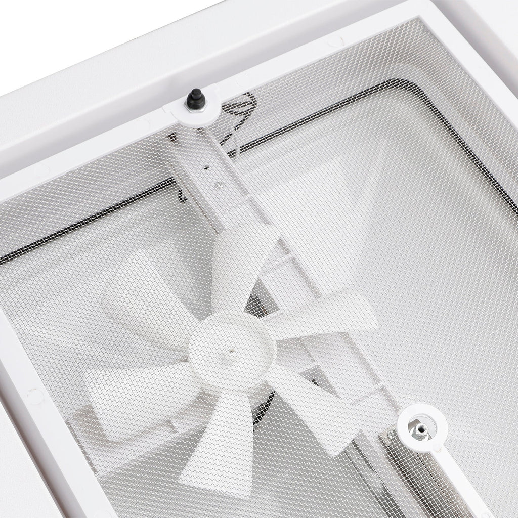 14" Remote Control Camper Roof Vent Skylight Exhaust Fan for RV Motorhome Caravan