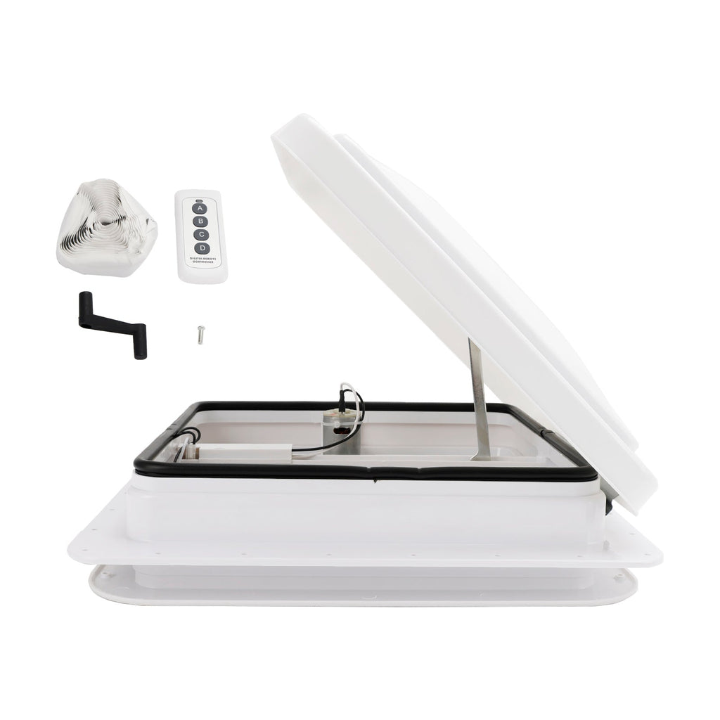 14" RV Camper Motorhome Skylight Roof Exhaust Vent Fan with Remote Control