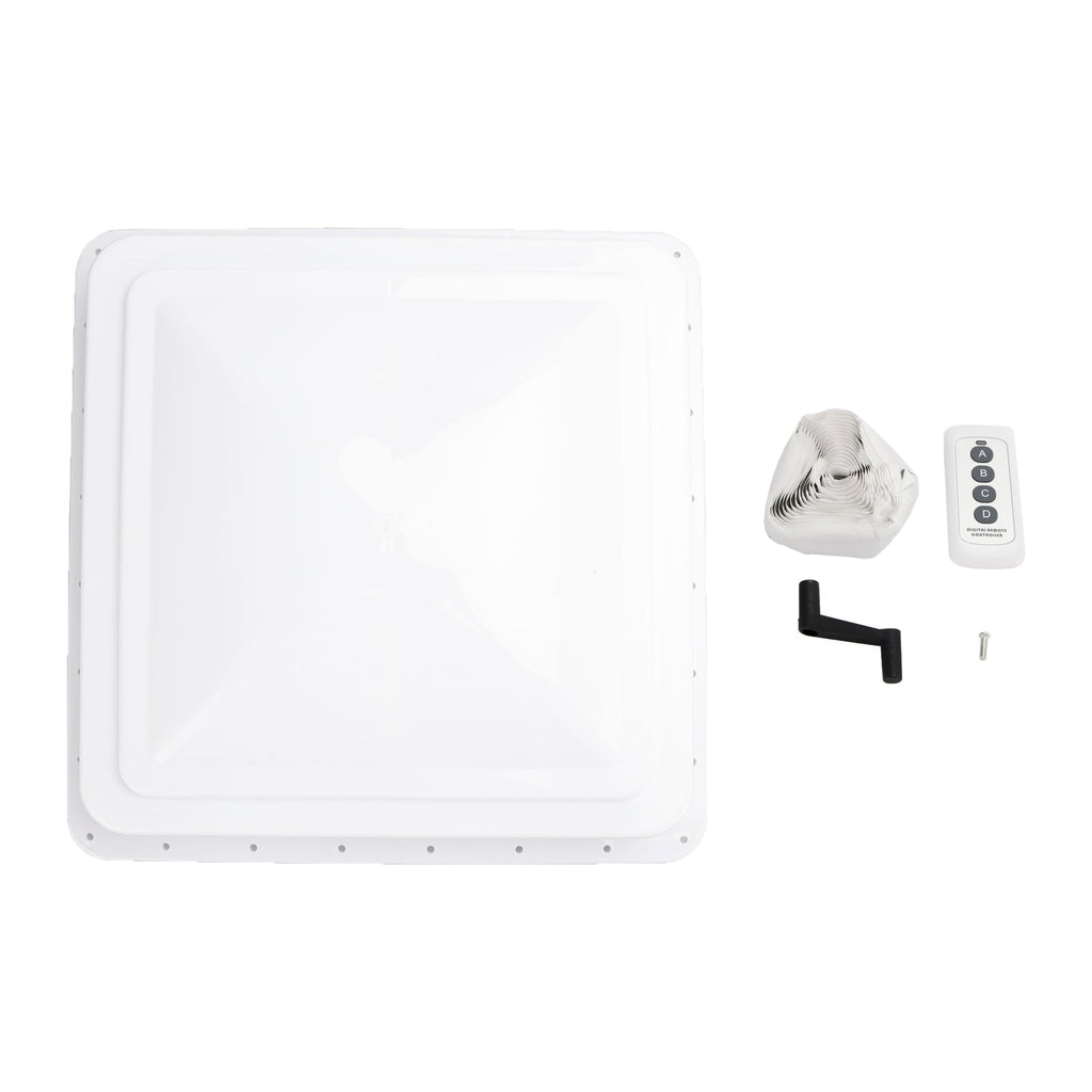 14" Remote Control Camper Roof Vent Skylight Exhaust Fan for RV Motorhome Caravan