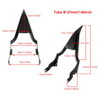 18in Tall Backrest Sissy Bar Compatible with Road King CVO Road Glide 2009-2023