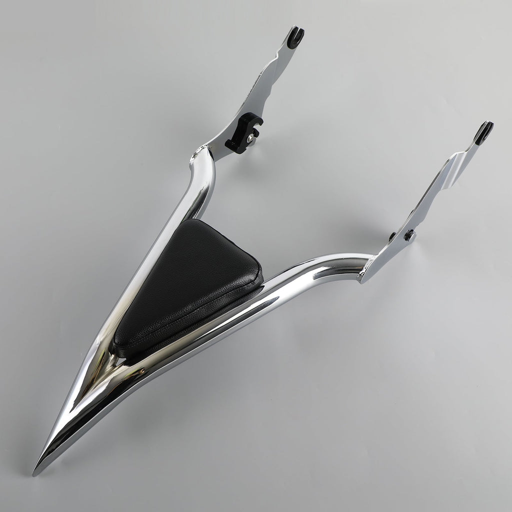 18in Tall Backrest Sissy Bar Compatible with Road King CVO Road Glide 2009-2023