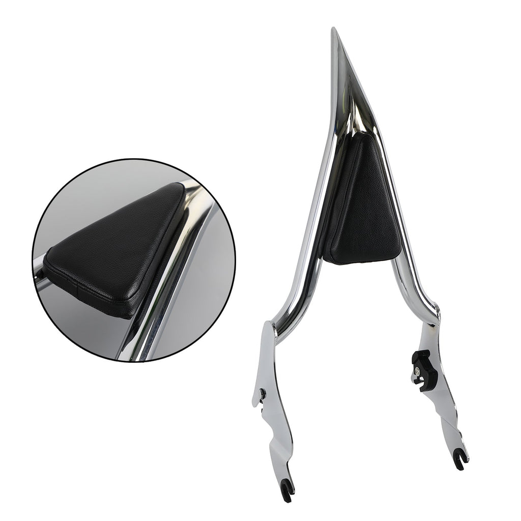 18 Inch Sissy Bar Backrest for Harley CVO Road Glide Street Road King 2009-2023