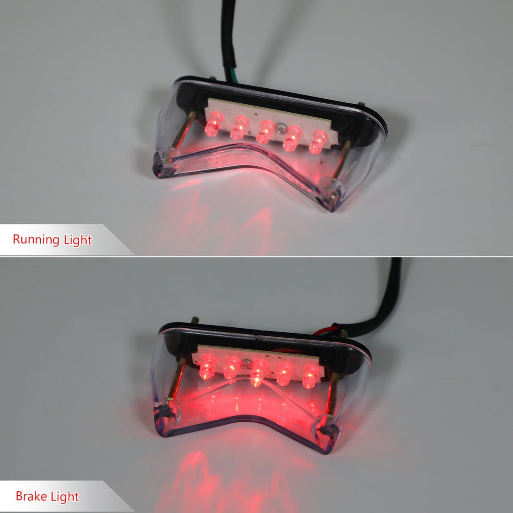 Universal LED Brake and Tail Light for Motorcycle, Bobber, ATV, and Dirt Bike