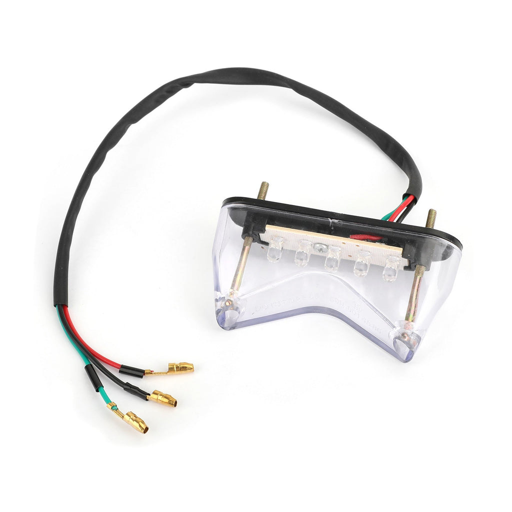 LED Brake Running Tail Light Assembly for Generic Motorcycle, Bobber, ATV, and Dirt Bike
