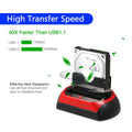 2.5" 3.5" USB 2.0 to IDE/SATA Reader External Hard Drive Dock Station UK Plug