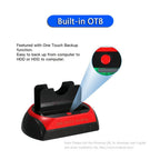 USB 2.0 External Hard Drive Docking Station for 2.5" and 3.5" IDE/SATA Drives UK Power Adapter