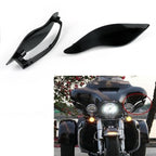 Harley Davidson FL Touring 2014-2018 ABS Plastic Side Wing Air Deflectors Pair