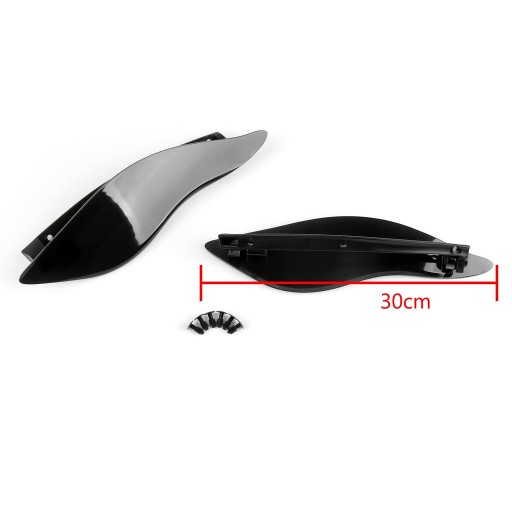 Harley-Davidson Touring FL 2014-2018 ABS Plastic Side Air Wing Deflectors 2-Pack