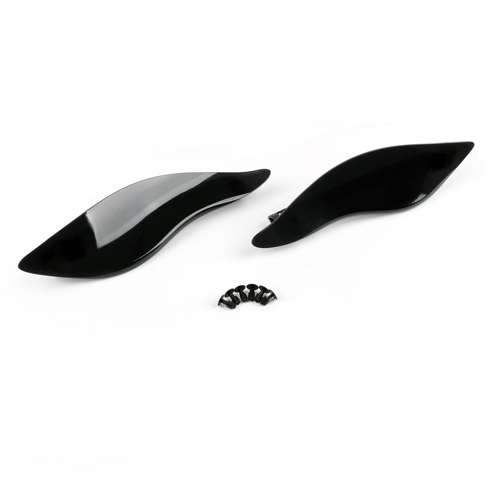Harley Davidson FL Touring 2014-2018 ABS Plastic Side Wing Air Deflectors Pair