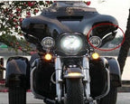 Harley Davidson FL Touring 2014-2018 ABS Plastic Side Wing Air Deflectors Pair