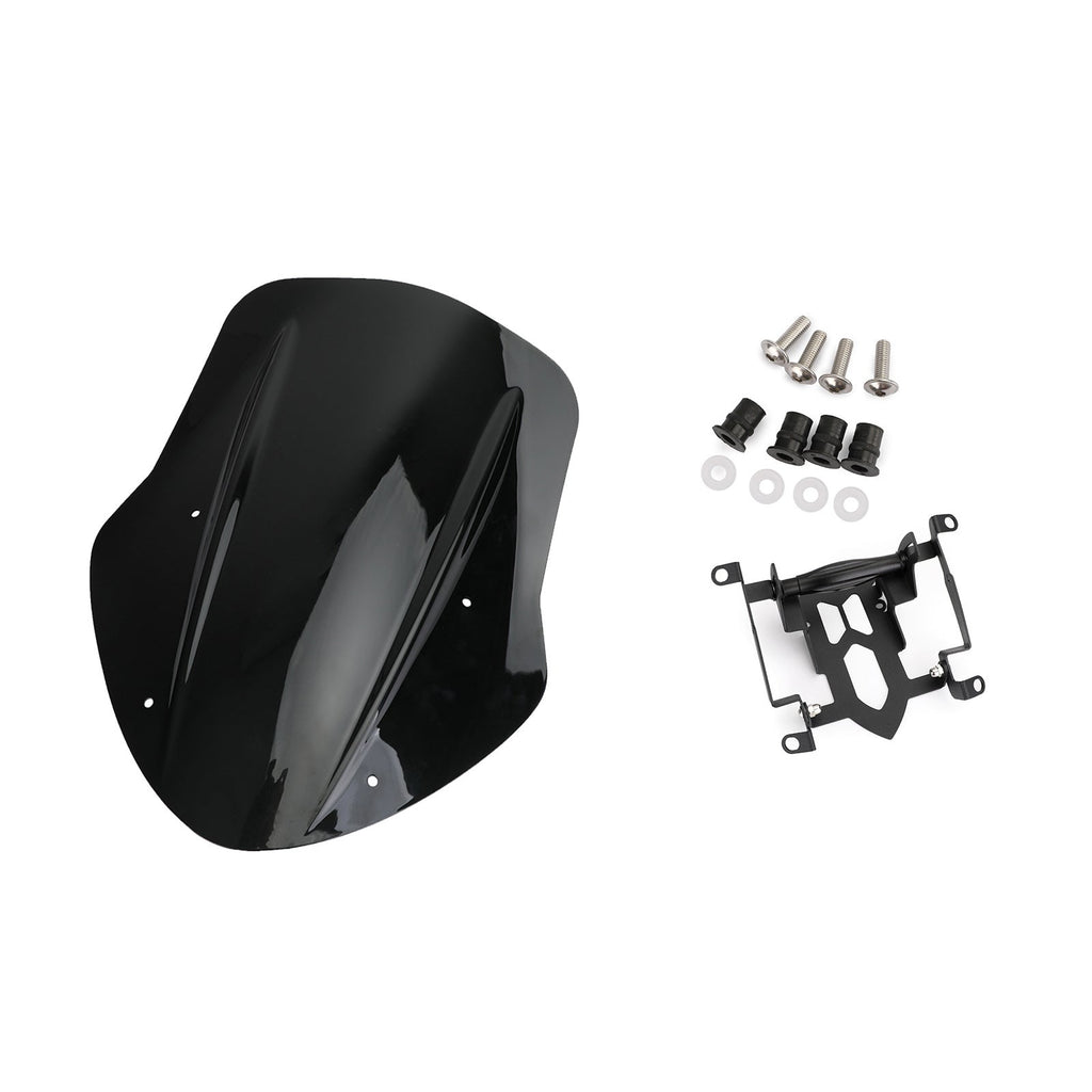 Generic Windscreen Windshield Deflector For Ducati Diavel 2014-2018 Wind Protection