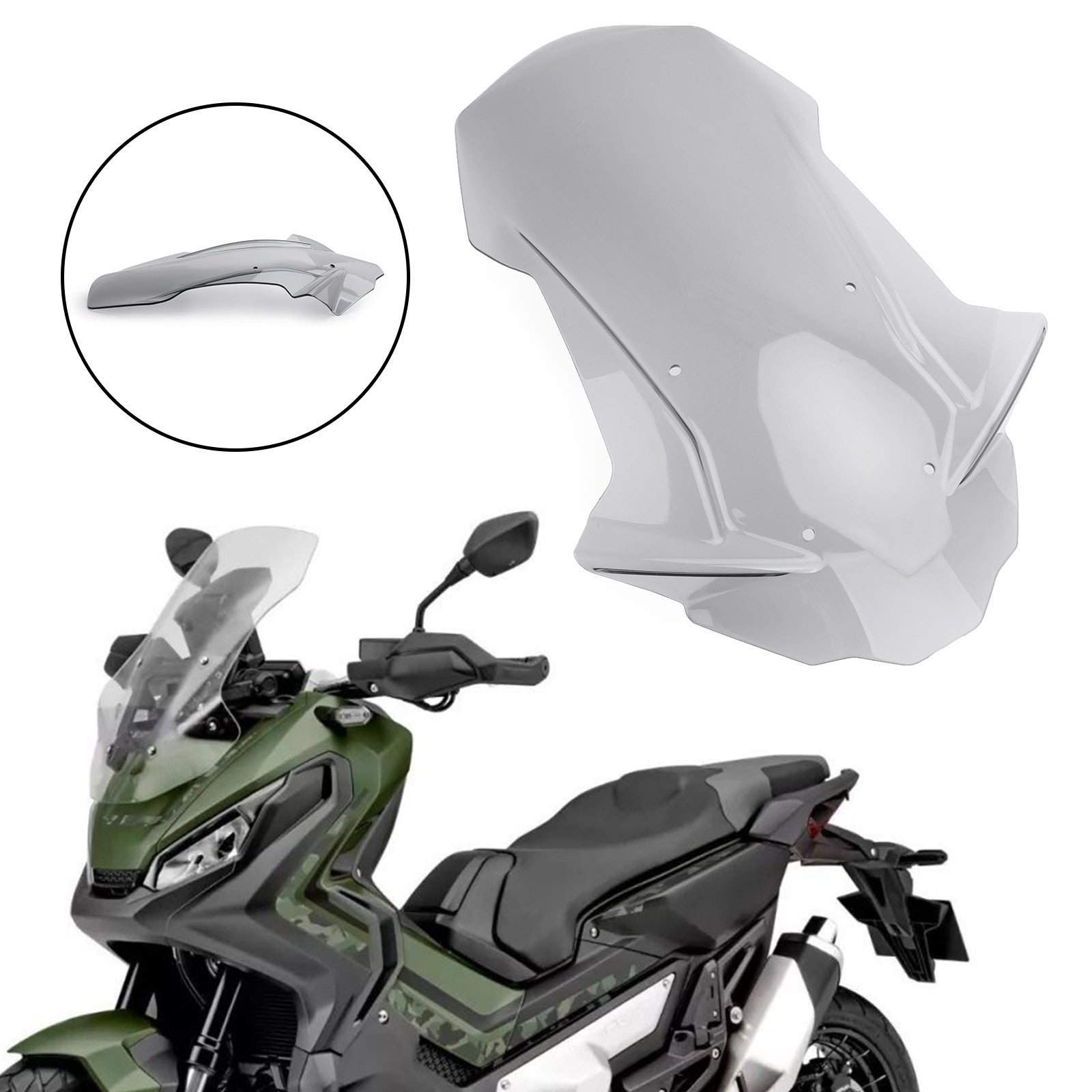 Honda X-ADV 750 Motorcycle ABS Plastic Windshield 2017-2019 Generic