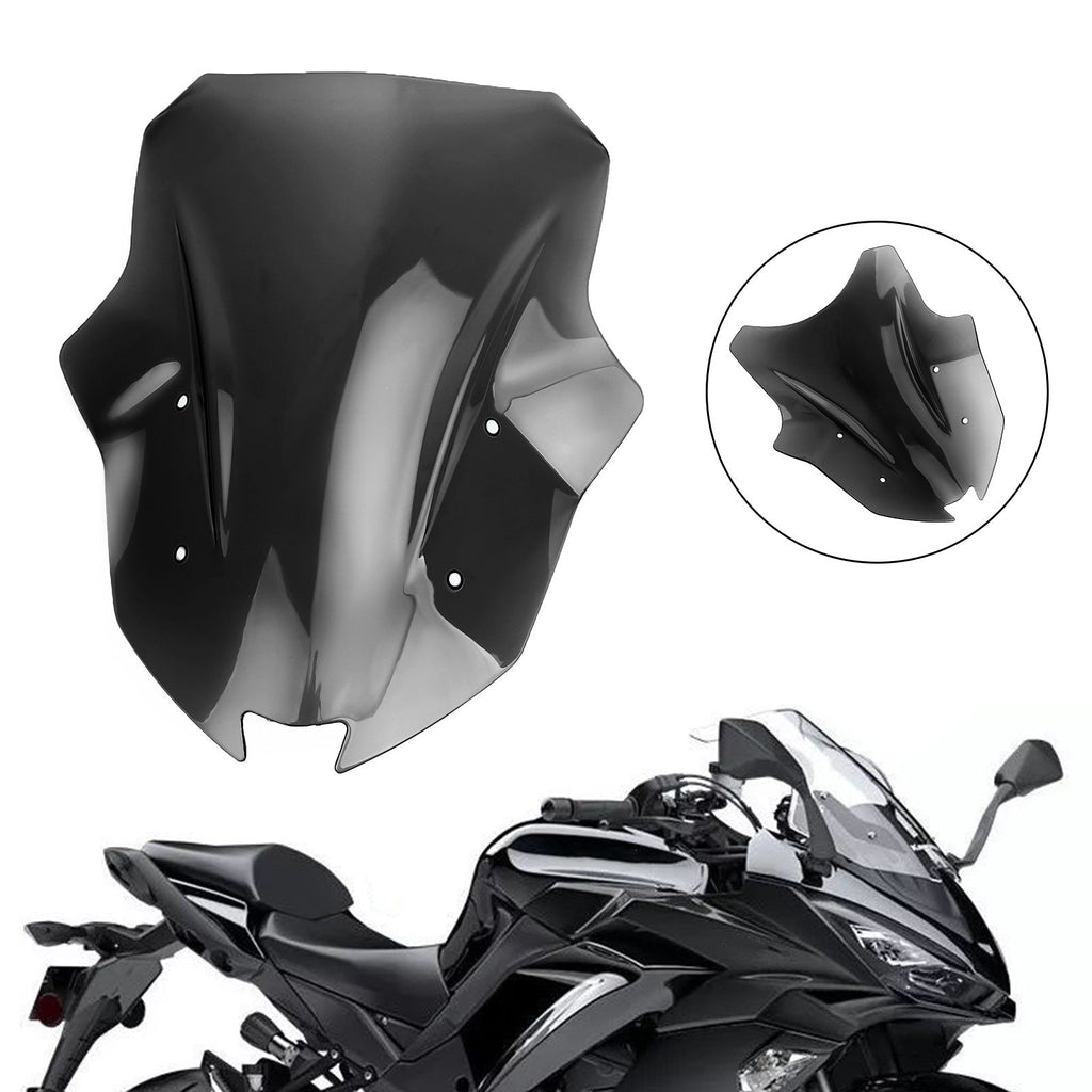 Generic Windscreen Windshield Replacement for Kawasaki Z1000SX Ninja 1000 2017 2018 2019