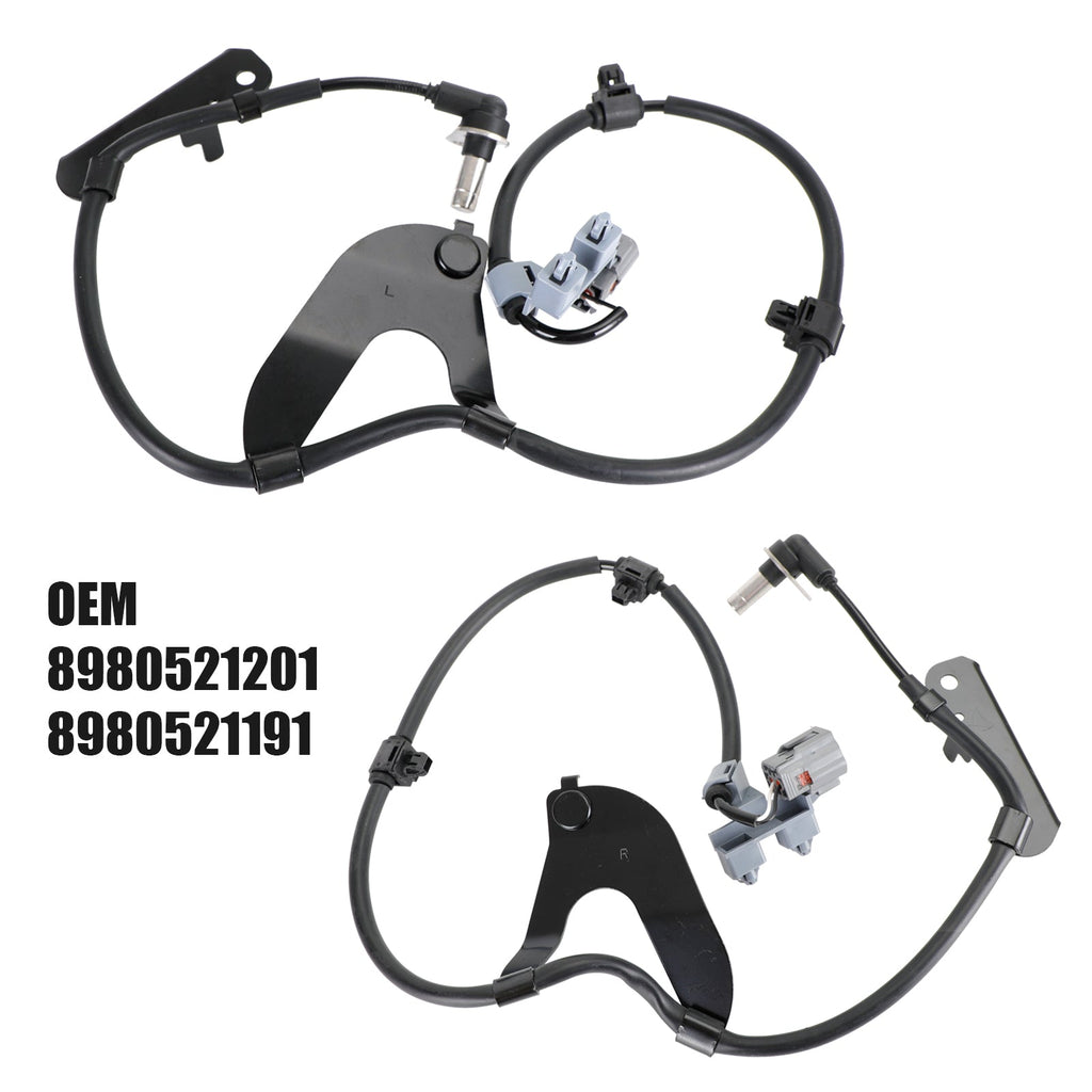 ABS Wheel Speed Sensor Front Left and Right for Isuzu D-Max 2.5L Twin Turbo 2012-2019