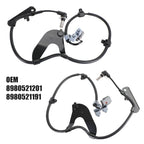 Front Axle ABS Speed Sensors Pair for Isuzu D-Max 2.5 Twin Turbo 2012-2019 Generic