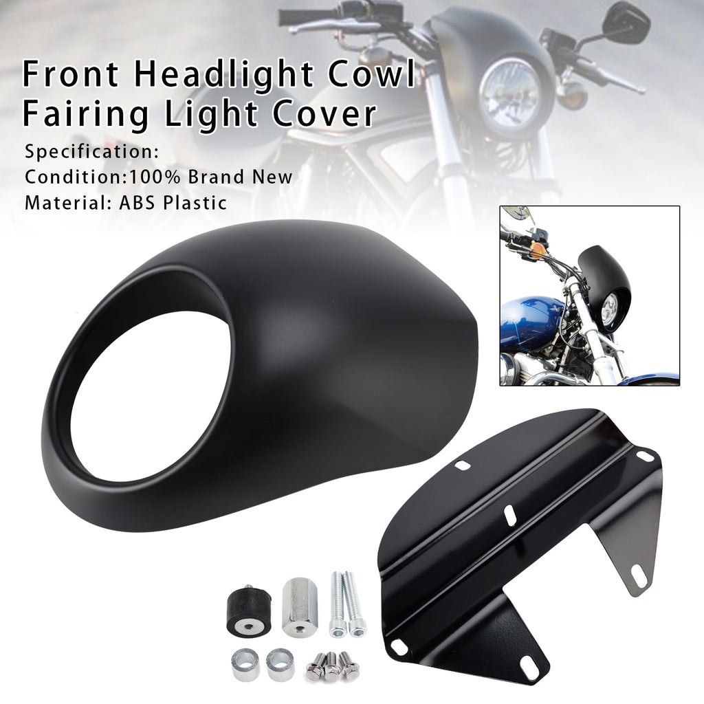 1973 and Later Sportster XL FX Dyna 883 1200 Headlight Light Fairing Shield
