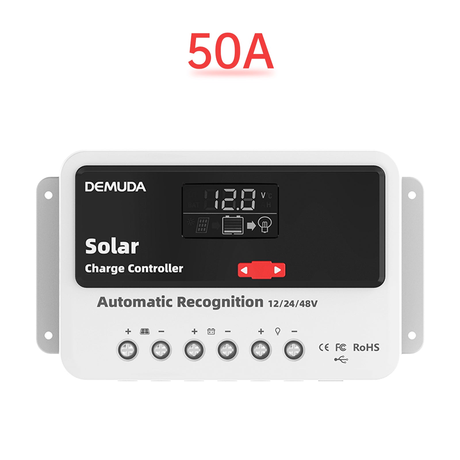 12V 24V 48V Auto Solar Controller PWM 10A-60A Iron Phosphate Lithium Battery