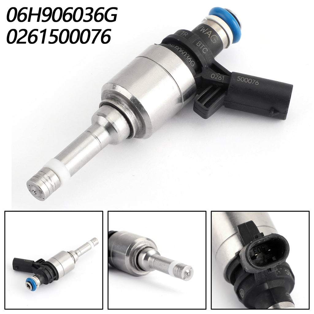 Single Fuel Injector Compatible with Audi A4 A3 A5 TT VW T5 Eos CC 2.0 Turbo Engine 0261500076