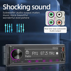 1DIN Car Radio with 2.5D Touch Screen Bluetooth FM MP3 Stereo Receiver and DAB