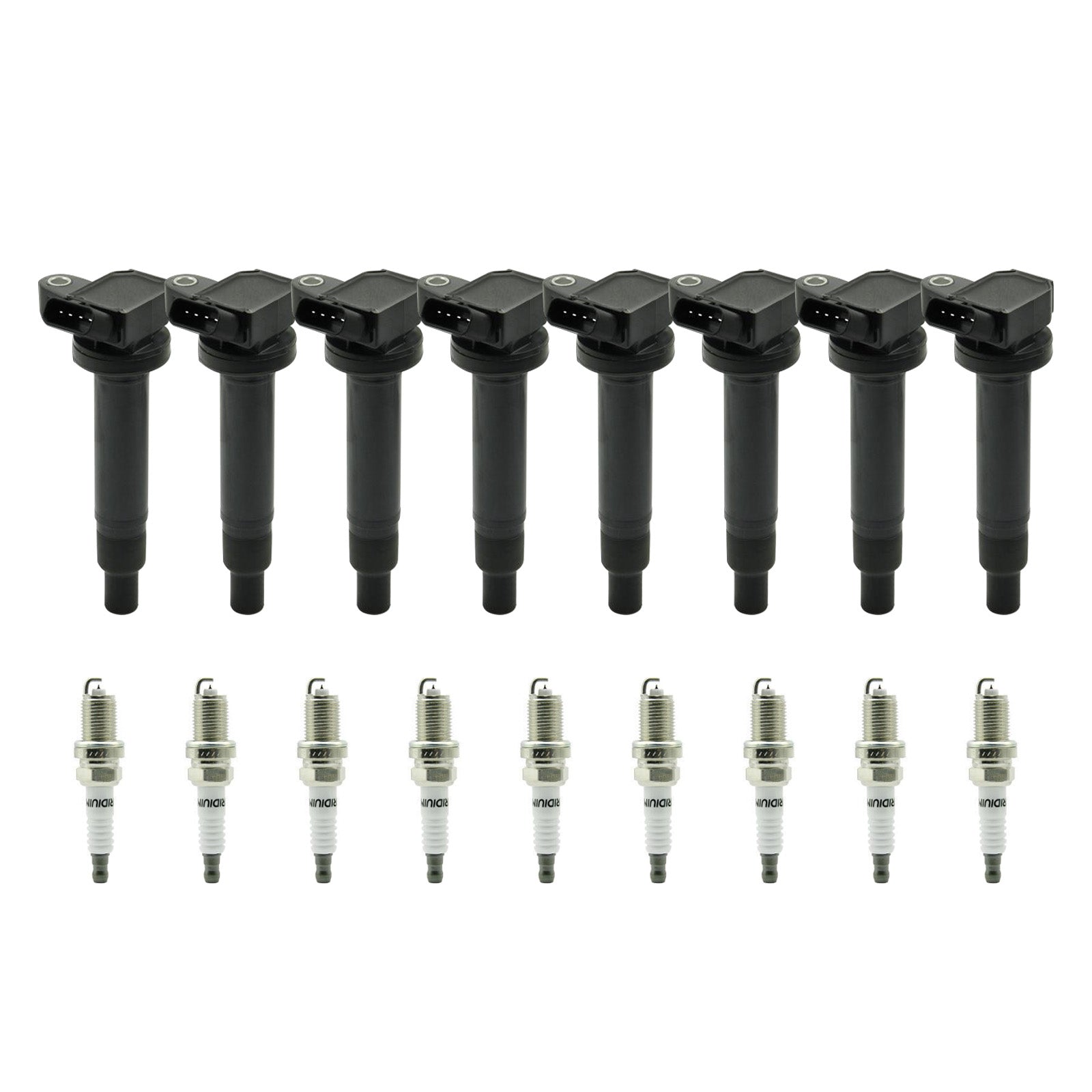 Lexus GS430 4.3L Engine Ignition Coil UF230 Spark Plug 8-Piece Complete Set 2001-2007