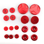 18-Piece Precision CNC Aluminum Side Frame Protection Caps for BMW R1200GS 2013-2019