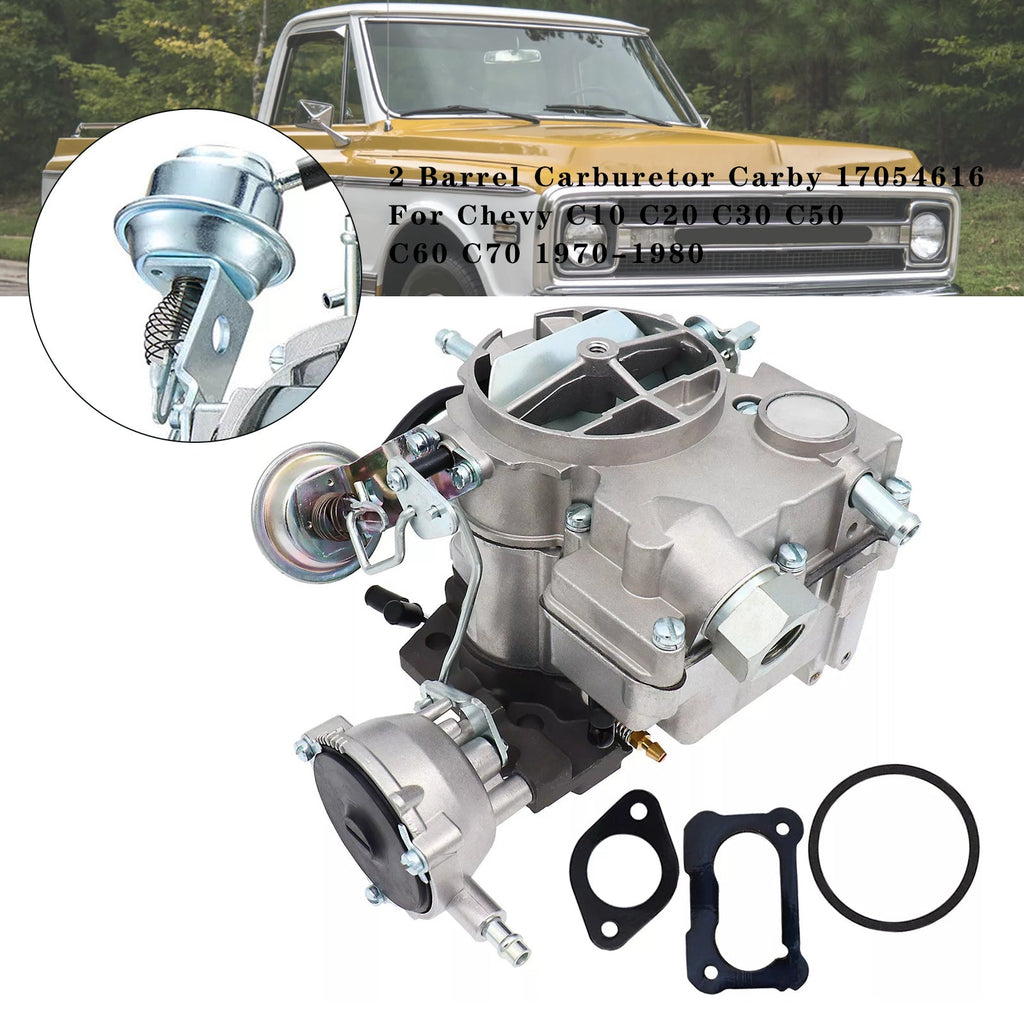 17054616 Two Barrel Carby for Chevrolet C10 C20 C30 C50 C60 C70 Trucks 1970-1980