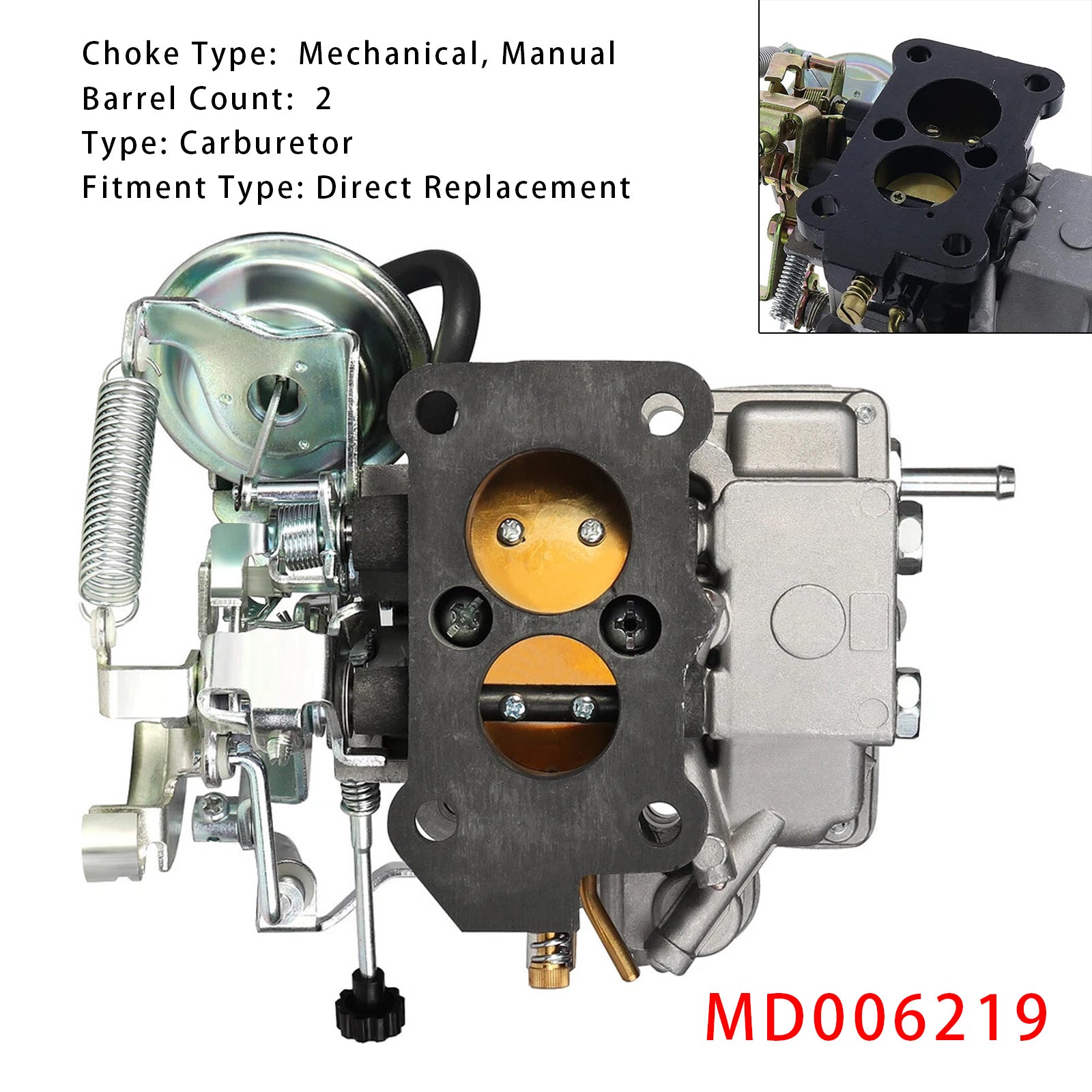 1970-1982 Mitsubishi GALANT MD006219 MD-006219 Carburetor
