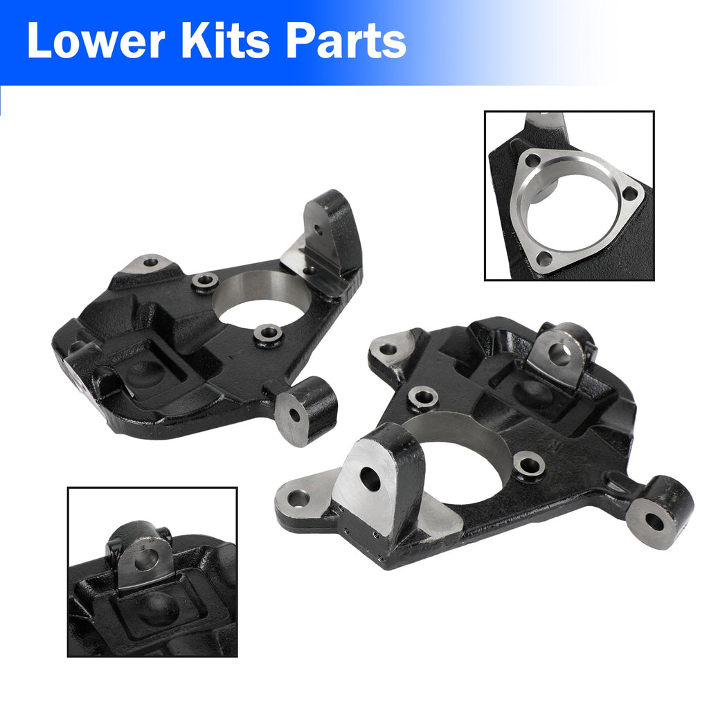 Lowering Spindles 2" Drop for Chevy Silverado GMC Sierra 1500 2WD 4WD 2007-2016