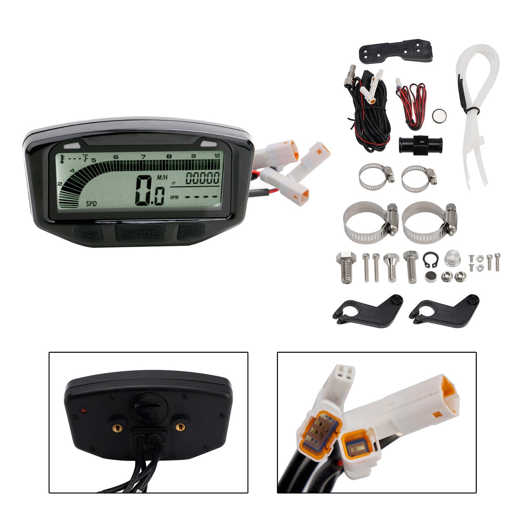 2001-2005 Raptor 660 Digital LCD Gauge Pod Speedometer Odometer Tachometer Instrument