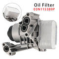 Oil Filter Housing Cooler Component 03N115389P Compatible with VW Multivan VI and T6 Transporter