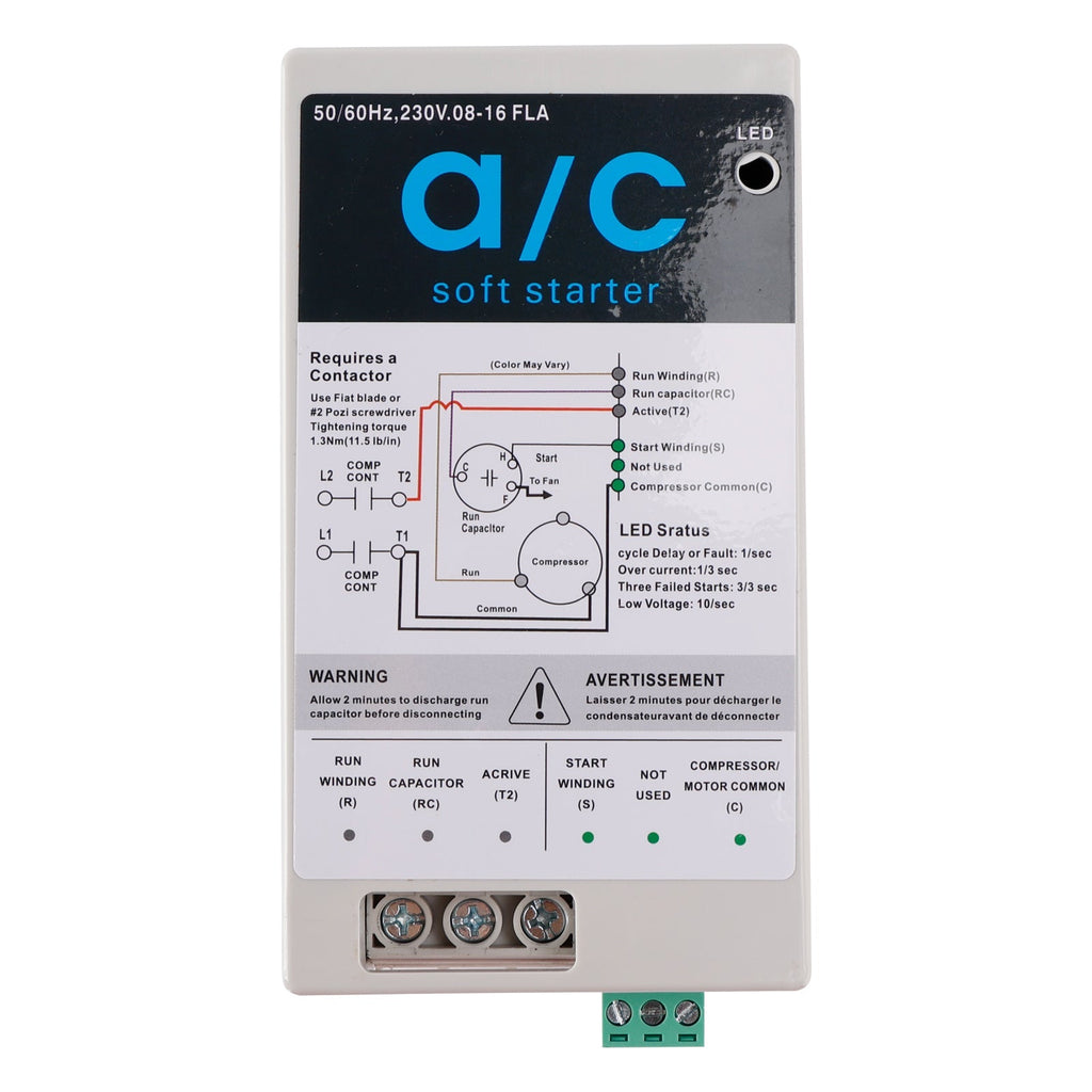 08-16A Reverse Motor Protection Soft Start Module AC Units 1.75-3.5 Ton