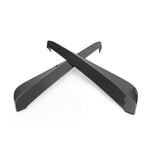 19 Inch Rear Bumper Canard Fin Splitter Diffuser Valence Spoiler Lip Carbon Fiber Generic