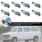 Ford E-250 E-350 7.5L V8 Fuel Injector Set 1988-1991 0280150759 822-11120 8 Piece