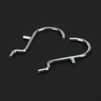 20 Count 1" Large Metal J-Style Pegboard Hooks for Garage Organization 1/8-1/4 Inch