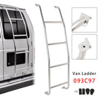 4-Step Stainless Steel Ladder for 1997-2024 Chevrolet Express 1500 2500 3500 Vans