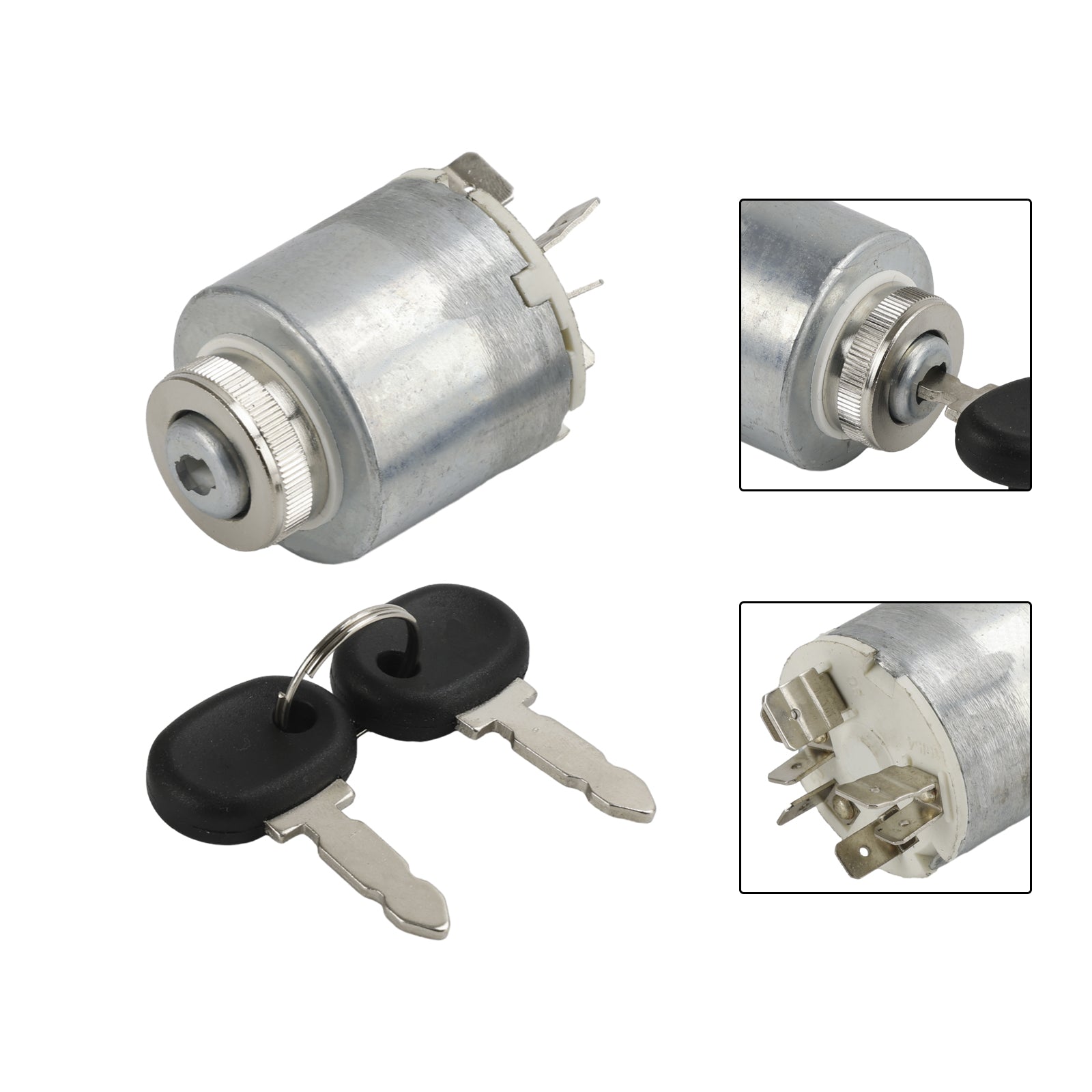 14159000 New Holland Ignition Switch with 2 Keys Compatible 5146155 5129862 499810