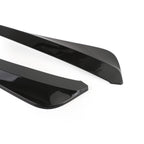 19" Gloss Black Universal Rear Bumper Splitter Diffuser Fin Canard Spoiler Lip Valence Generic