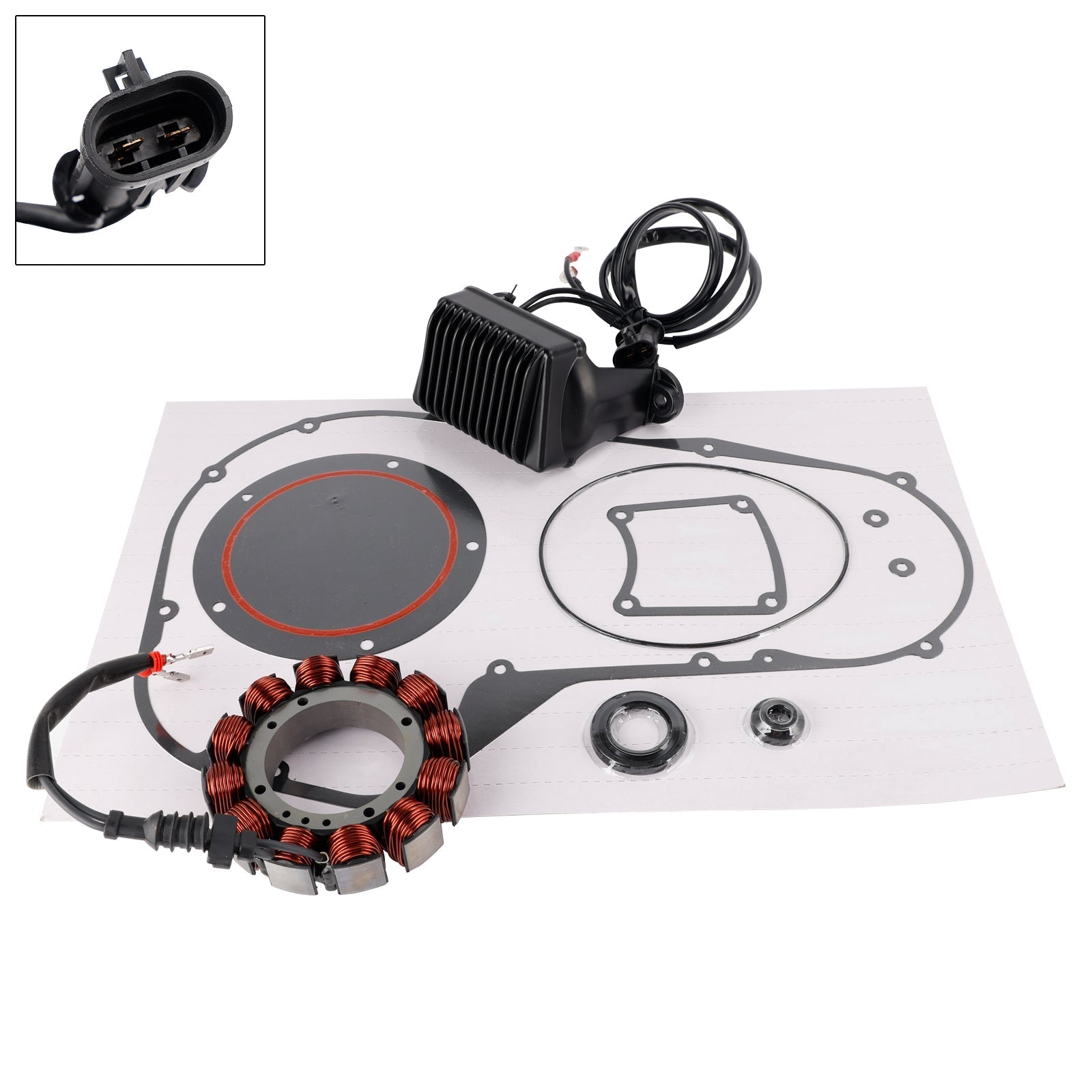 FLHTC Electra Glide Classic Primary Gasket Stator Regulator OEM Part 2002-2003 2998702A 74505-02