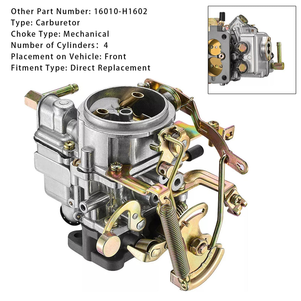 1966 to 1982 Nissan Sunny Carb 16010-H1602 Replacement