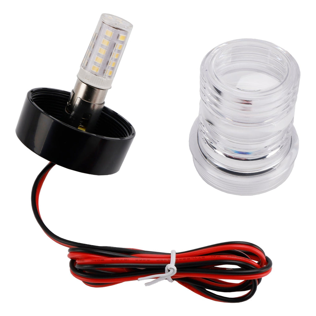 Marine Grade LED Navigation Anchor Light Round Vessel Lamp Boat Yacht 2.7W IP66