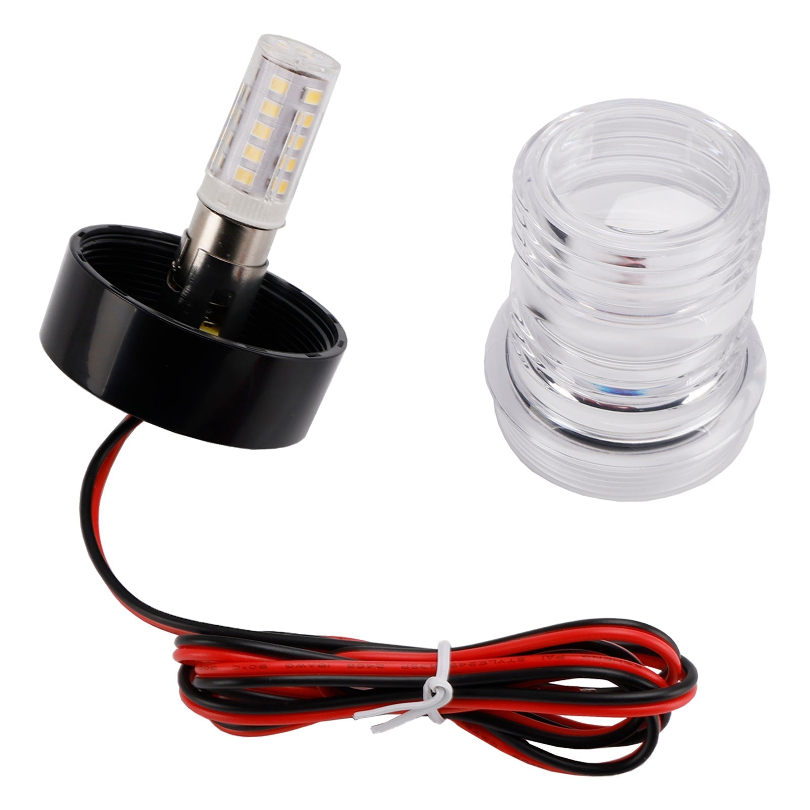 Boat Anchor Navigation LED Signal Lamp 2.7W Round IP66 Waterproof Yacht Light