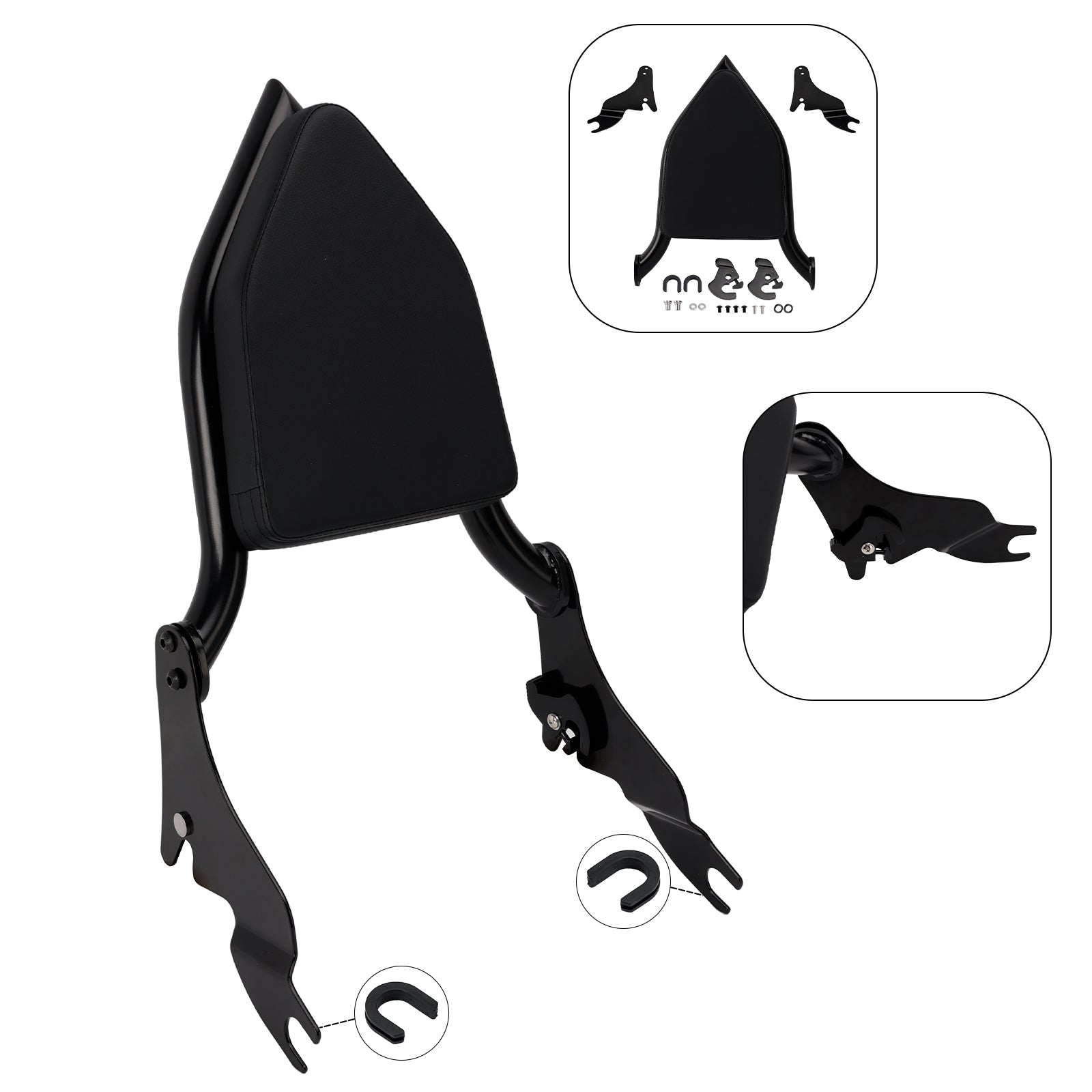 2000-2001, 2009, 2024 CVO Road Glide FLTRSE Passenger Backrest Sissy Bar Support