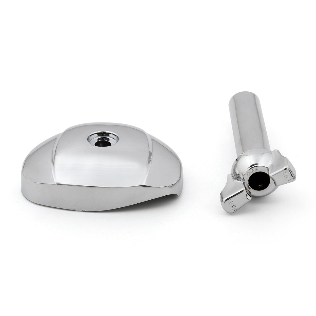 Honda NV400 Steed 400 Chrome Throttle Cable Cover with Petcock Lever 1992-1997