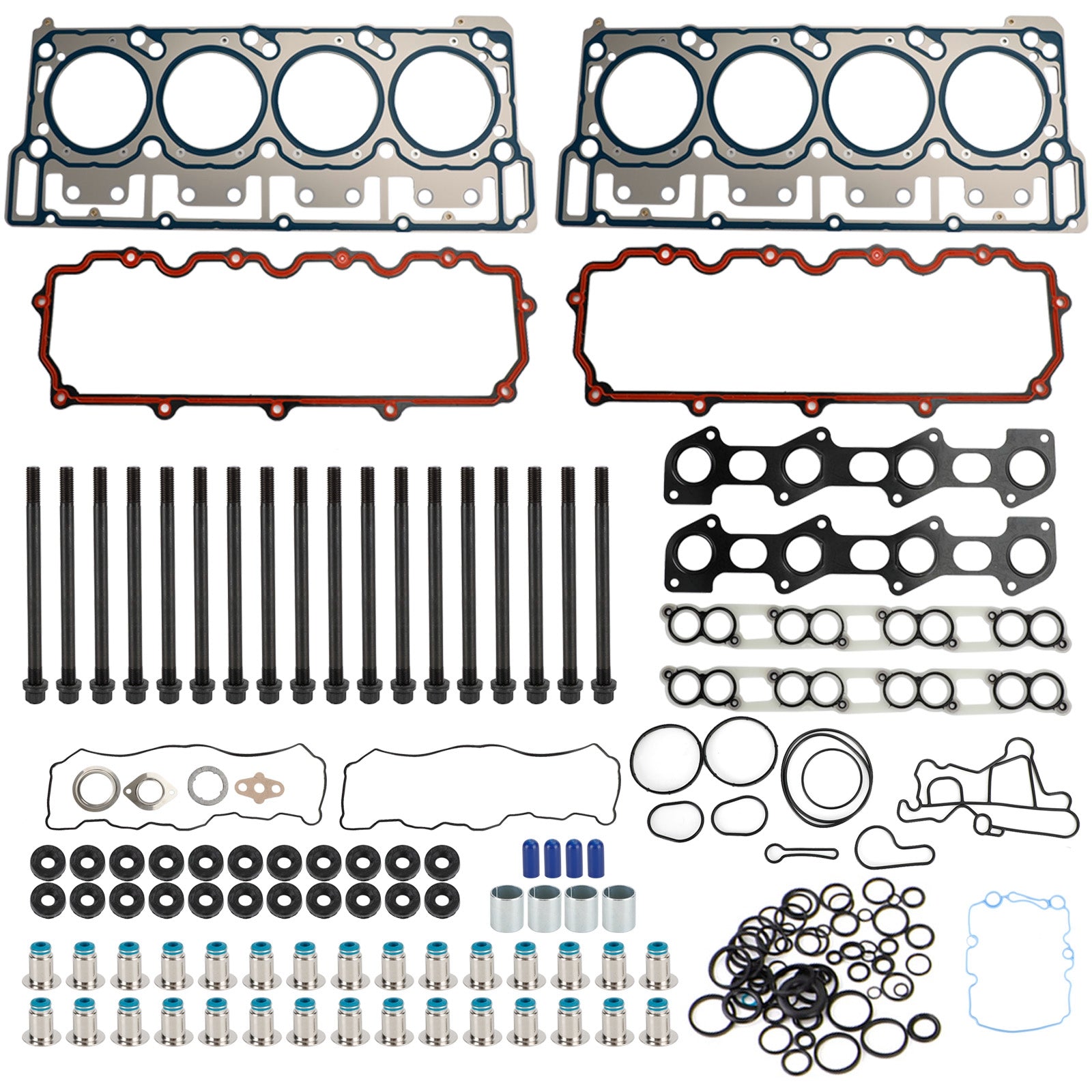 Ford 6.0L V8 Diesel Engine Head Gasket and Cylinder Head Stud Kit 2003-2007
