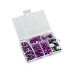 158x Motorcycle Windscreen Fairing Hardware Kit Purple Sportbike Clip Screw Bolt Fasteners