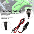 12V Universal LED Indicator Light for Motorcycle Turn Signals 8mm Yamaha